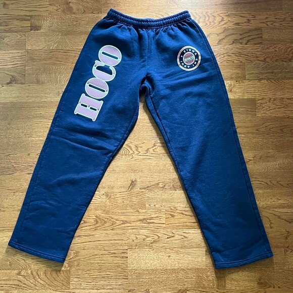 iu alpha phi sigma chi homecoming sweatpants indiana university navy blue wide - Picture 6 of 6